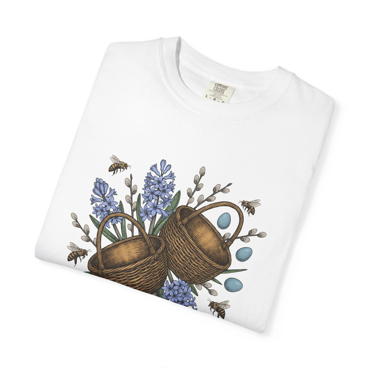 Rattan Basket Shirt Easter Plants Unisex Gift Flower Tee product image 5