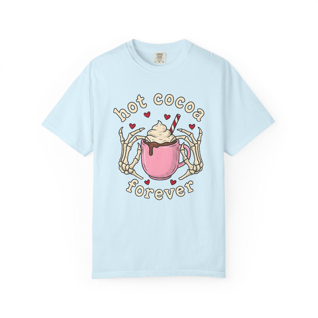 Chocolate Mug Shirt Desserts Macabre Unisex Gift Hand Drawn Tee Hot Chocolate