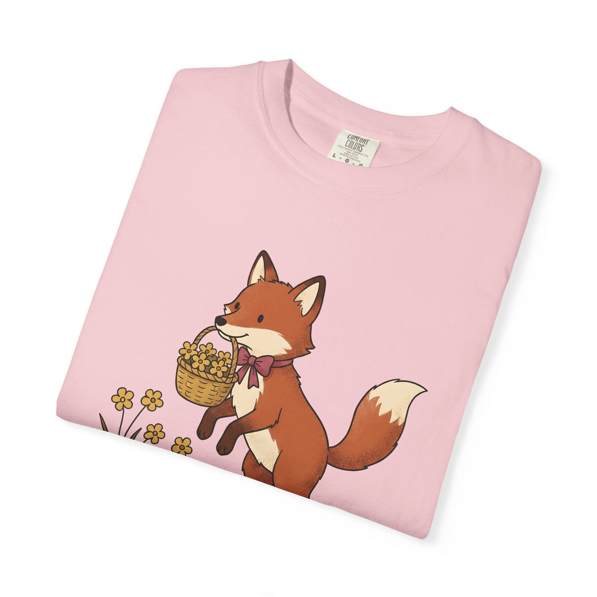 Fox Basket Shirt Easter Animal Unisex Gift Cute Tee product image 11