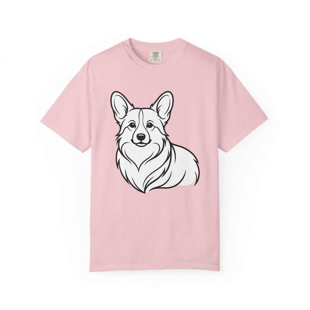 Corgi Dog Shirt Fauna Unisex Gift Cartoon Tee Puppy T-Shirt product image 3