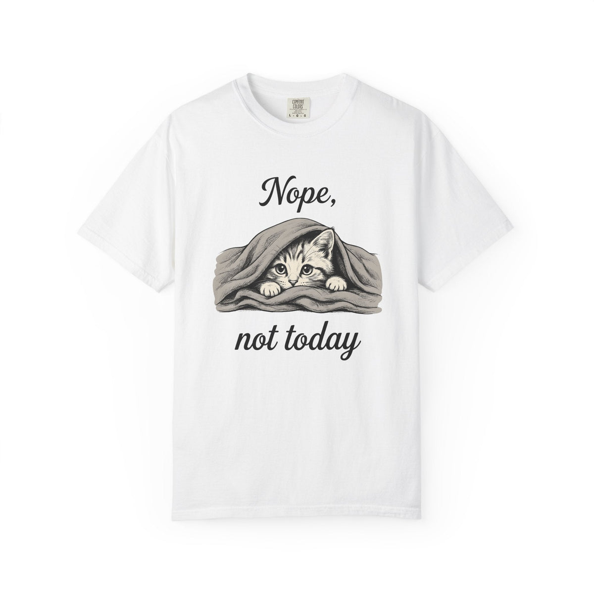 Kitty Fleece Shirt Cat Funny Unisex Gift Line Art Tee product image 1