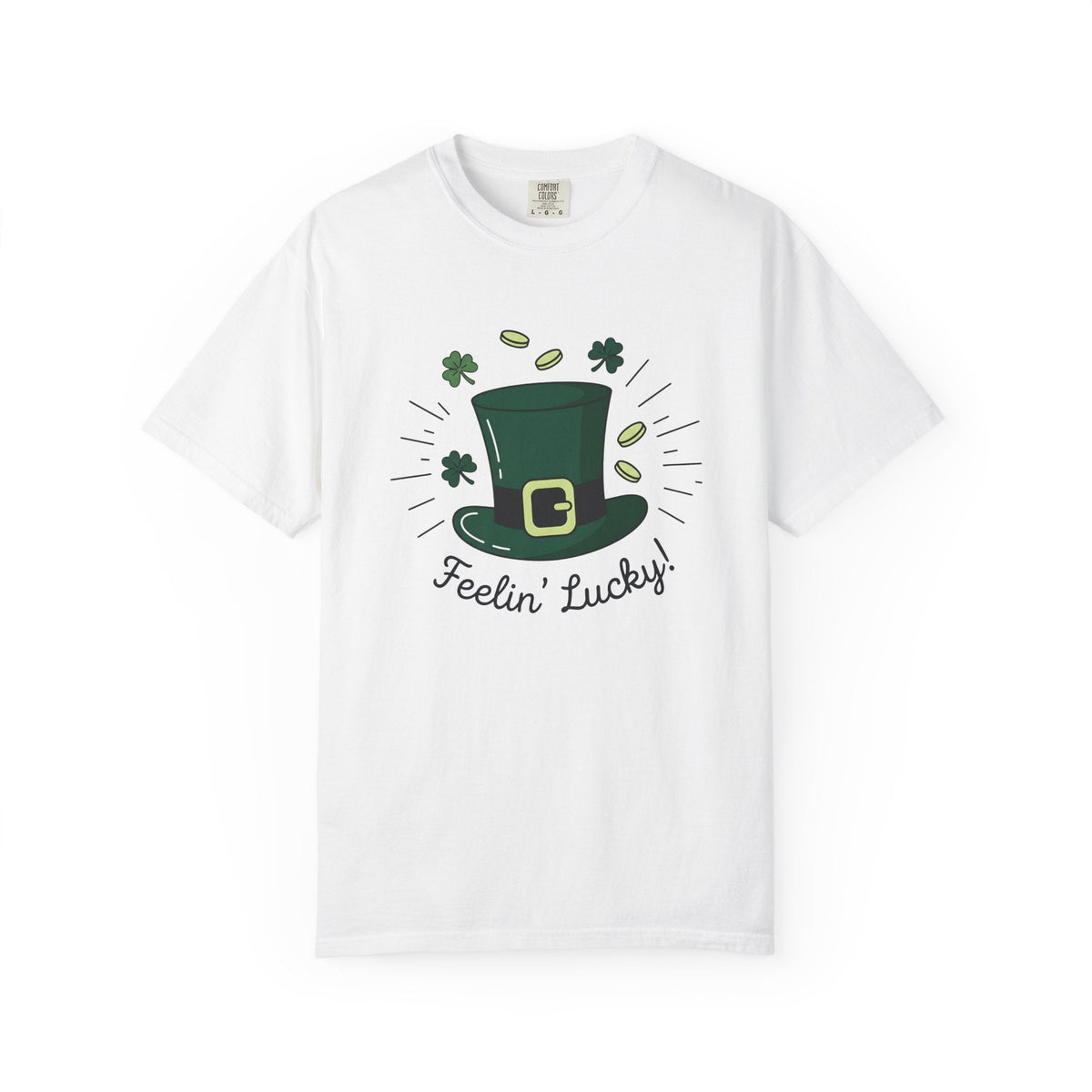 Leprechaun Hat Shirt St Patrick's Day Festival Unisex Gift Hand Drawn Tee Top