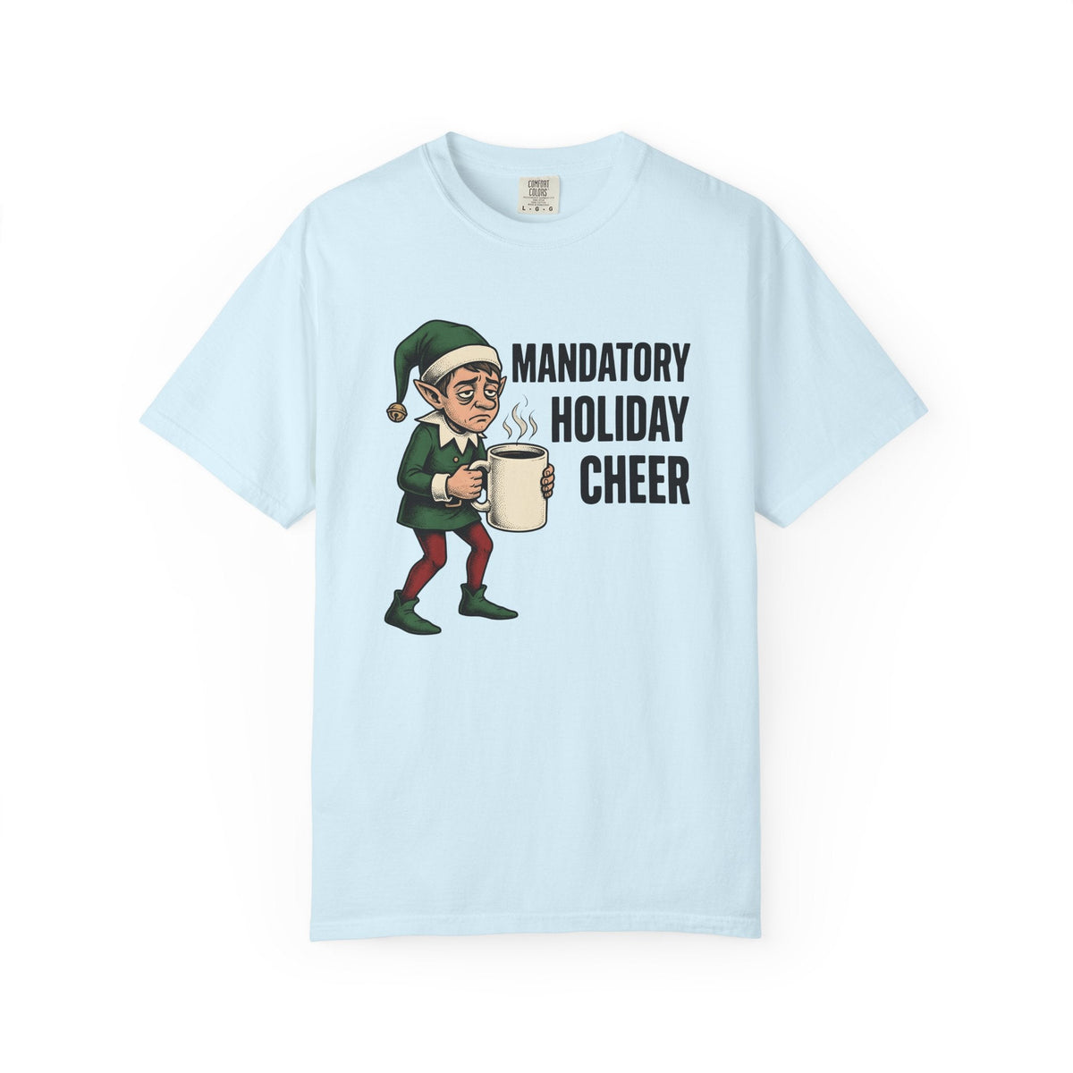 Weary Christmas Helper Shirt Fun Unisex Gift Shabby Chic product image 2