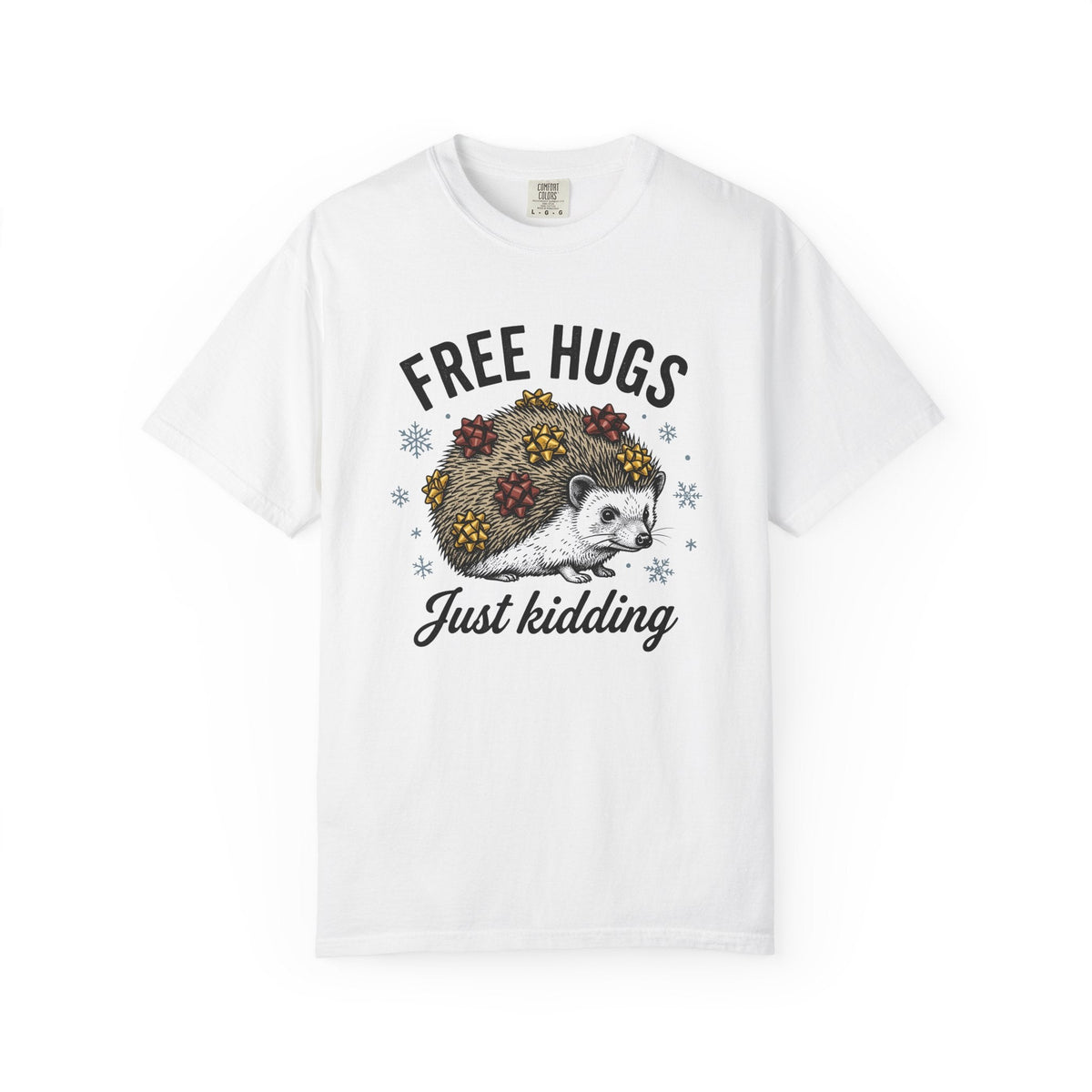 Hedgehog Illustration Shirt Christmas Wildlife Unisex Gift product image 1