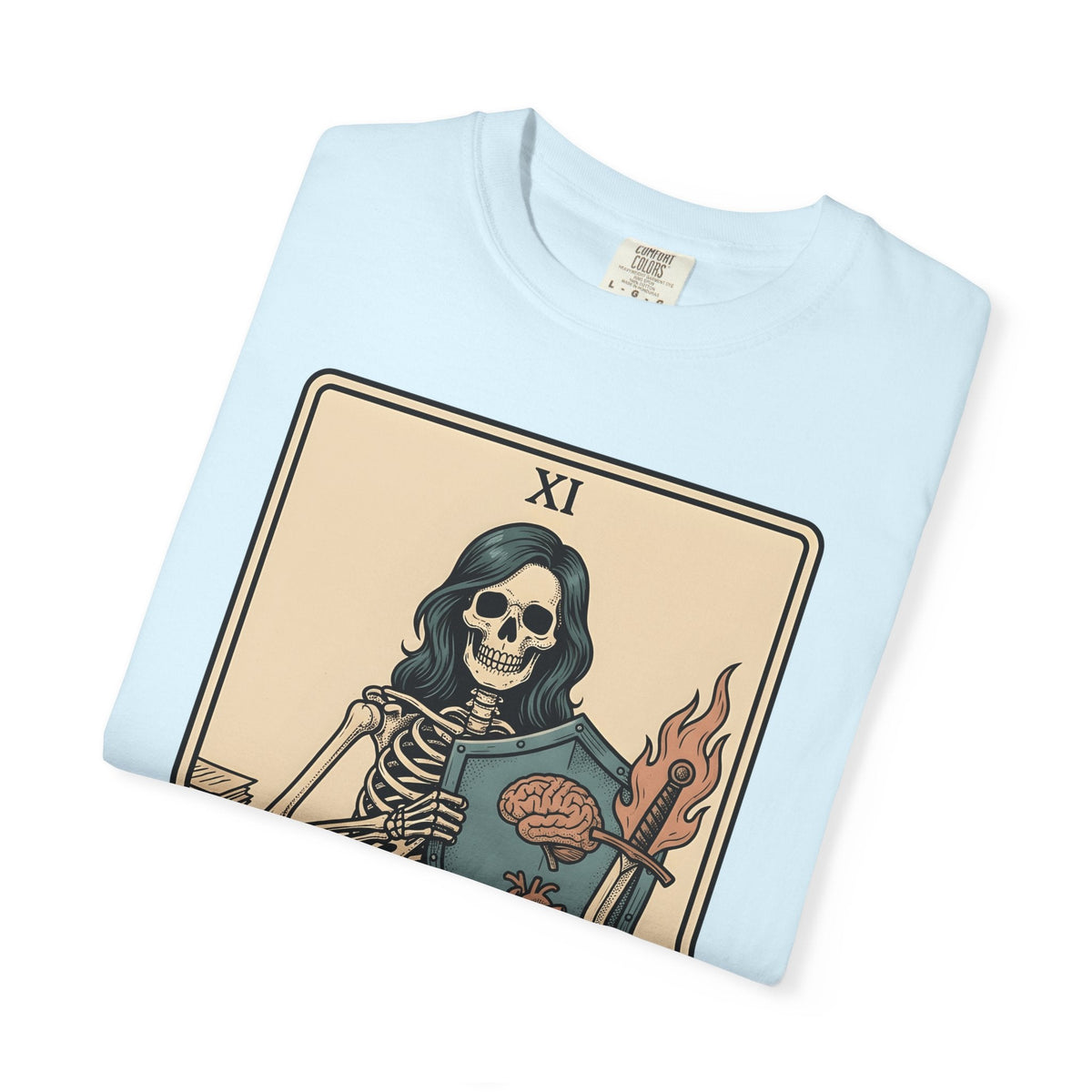 Skull Tarot Card Shirt Nurses Motivation Unisex Gift Ink product image 9