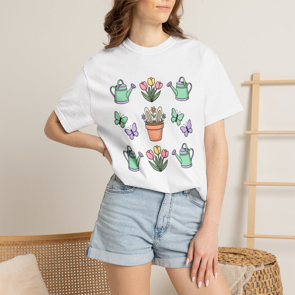 Rabbit Ears Pot Shirt Easter Plants Unisex Gift Adorable product image 6