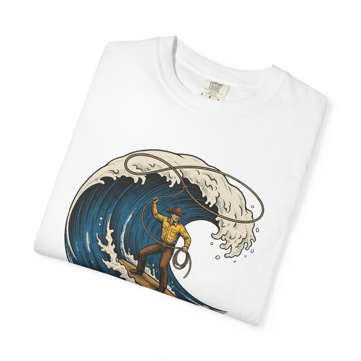Cowboy Surfer Shirt Beach Unisex Gift Vintage Tee T-Shirt product image 5