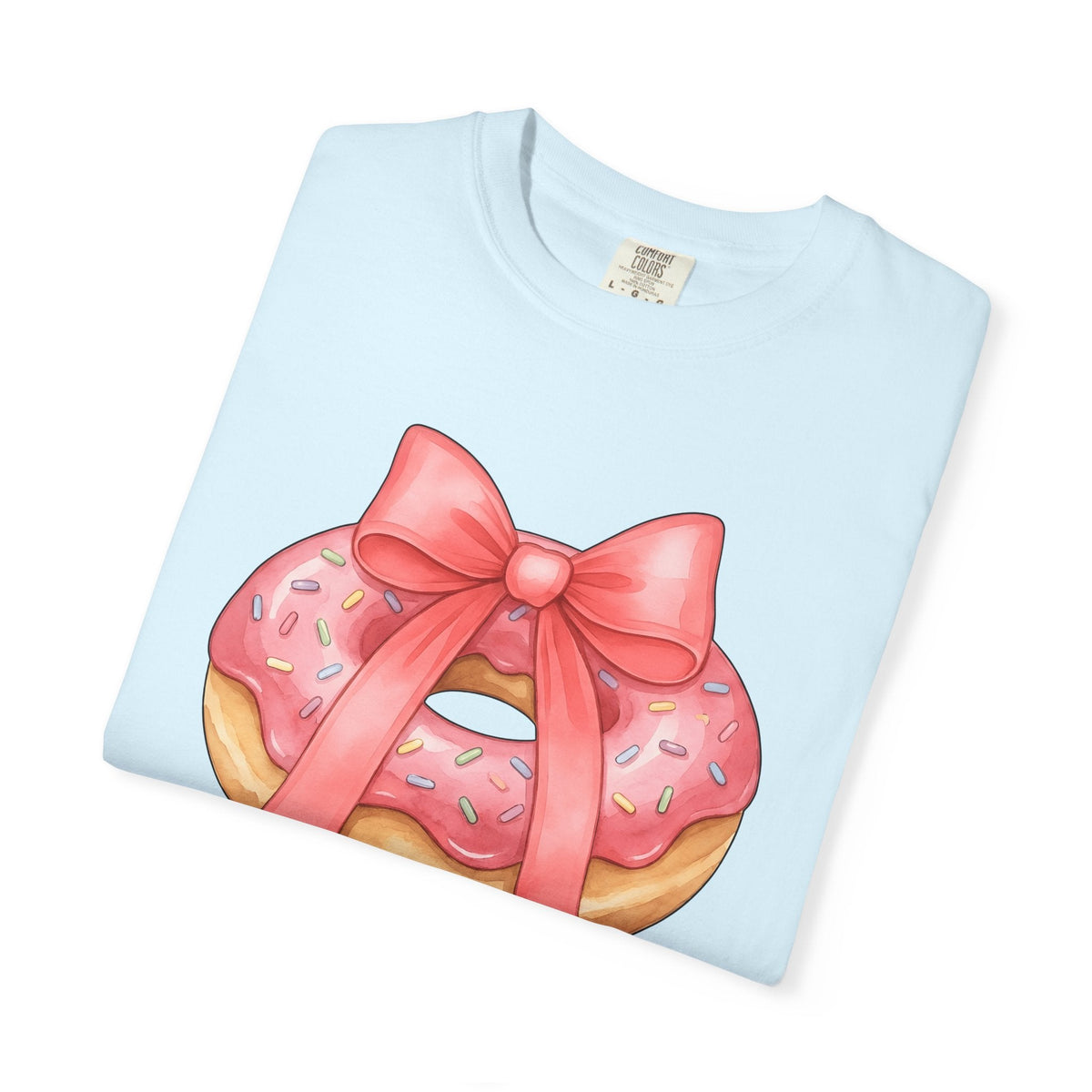 Sprinkle Donut Bow Shirt Desserts Confectionery Unisex Gift product image 8