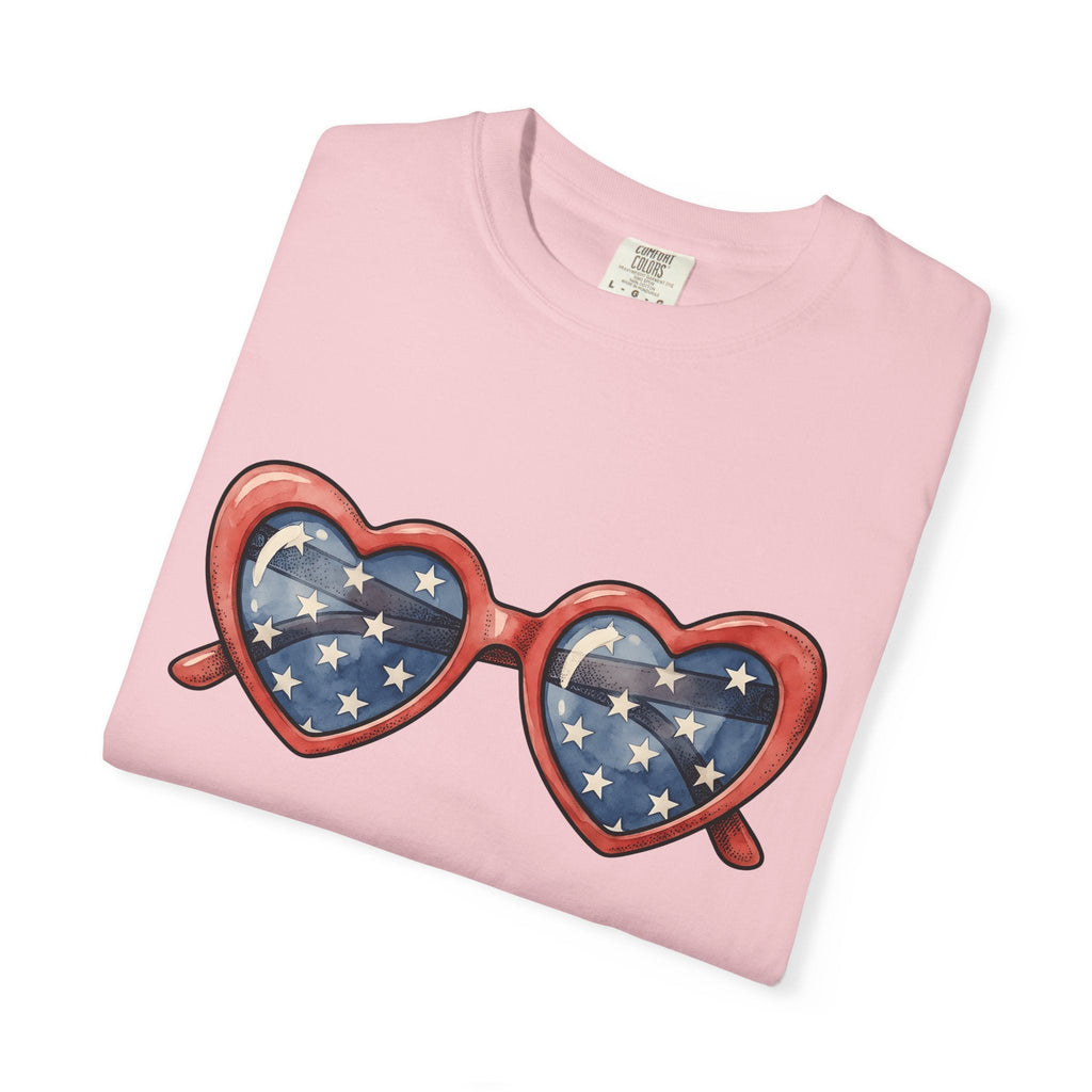 Heart Eyeglasses Shirt 4th Of July Freedom Unisex Gift product image 11