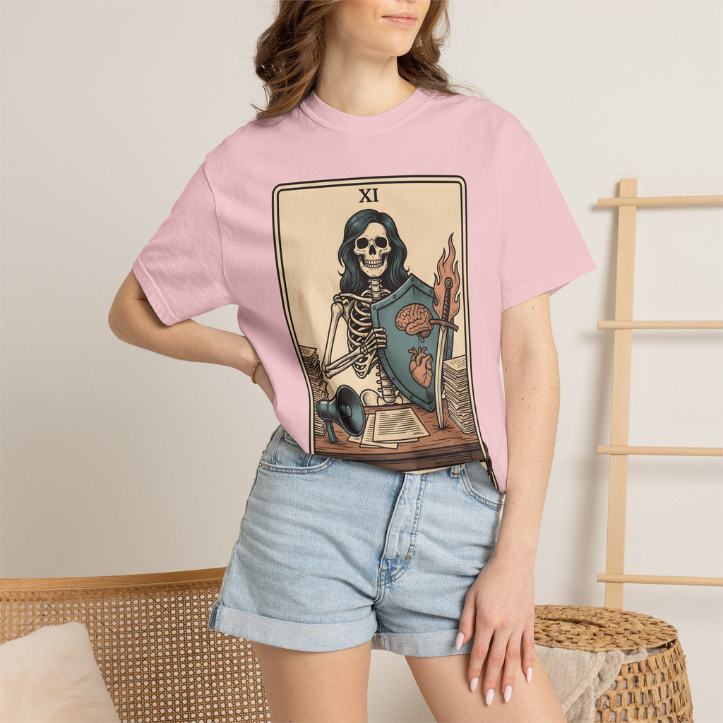 Skull Tarot Card Shirt Nurses Motivation Unisex Gift Ink product image 13