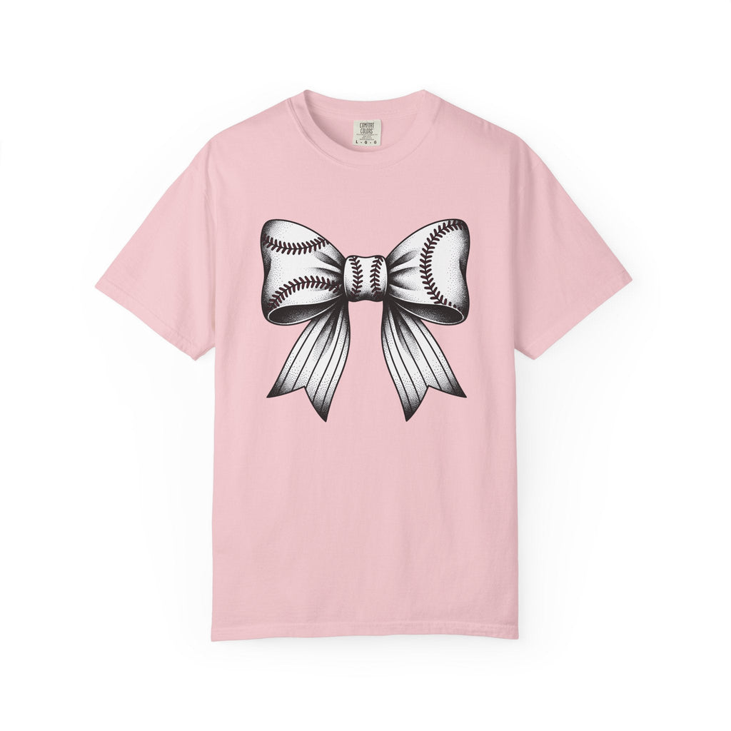 Baseball Bow Clip Shirt Moms Games Gift for Women Old product image 3