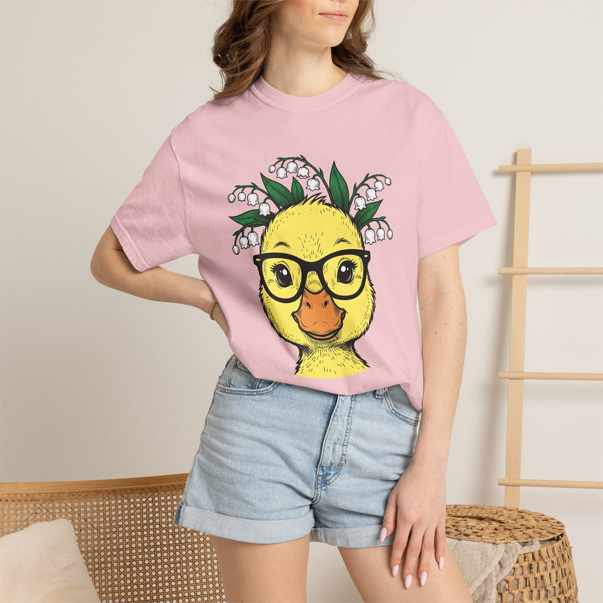 Duck Chick Spectacles Shirt Easter Creature Unisex Gift product image 12