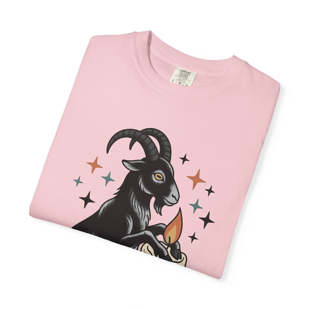 Goat Candle Shirt Boho Chic Gothic Unisex Gift Tattoo Tee product image 11