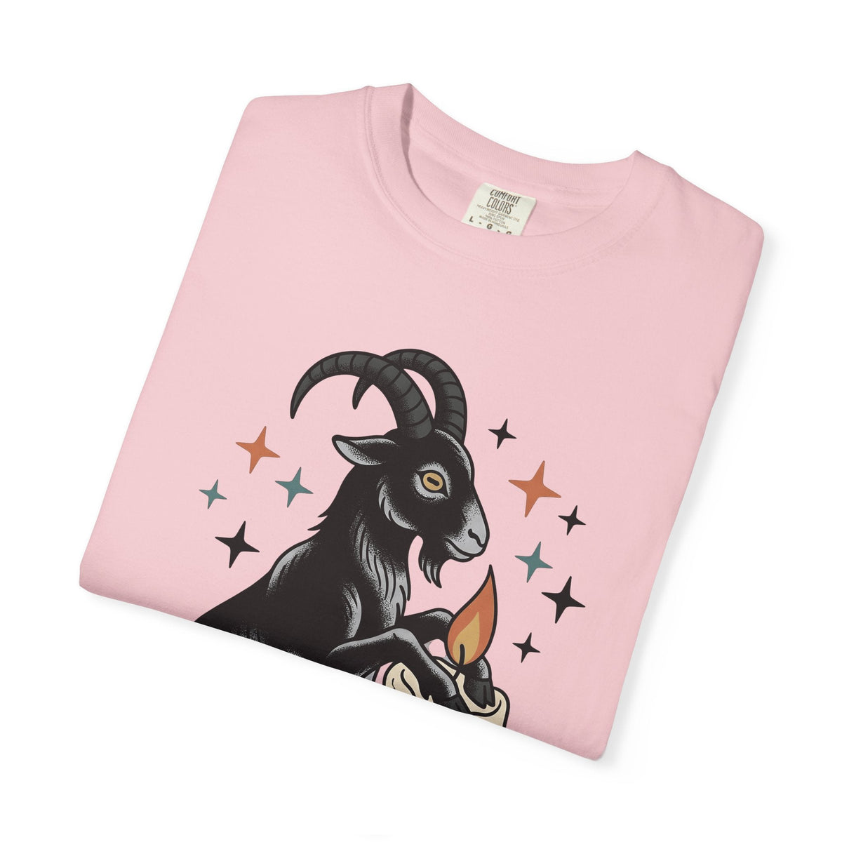 Goat Candle Shirt Boho Chic Gothic Unisex Gift Tattoo Tee product image 11