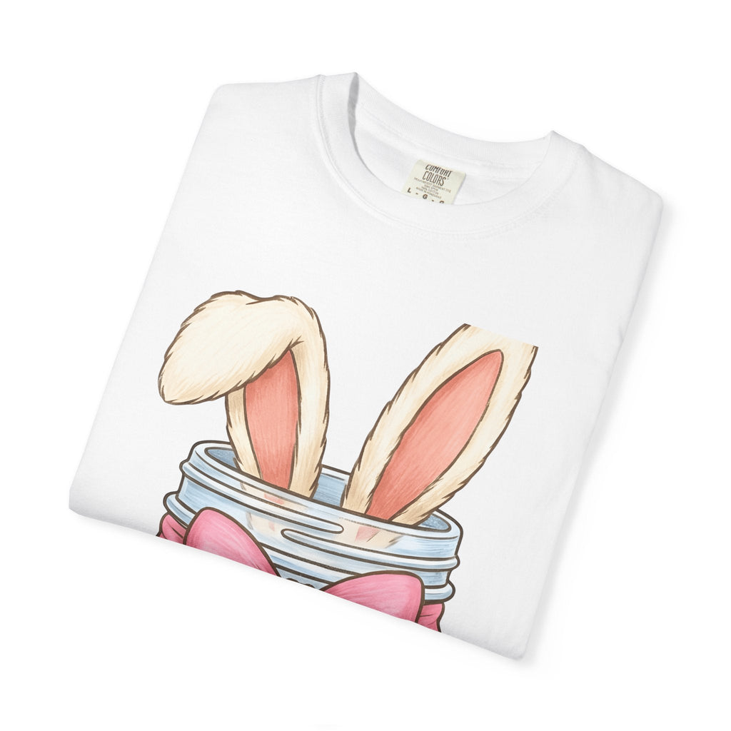 Rabbit Ears Jar Shirt Easter Flowers Unisex Gift Adorable product image 5
