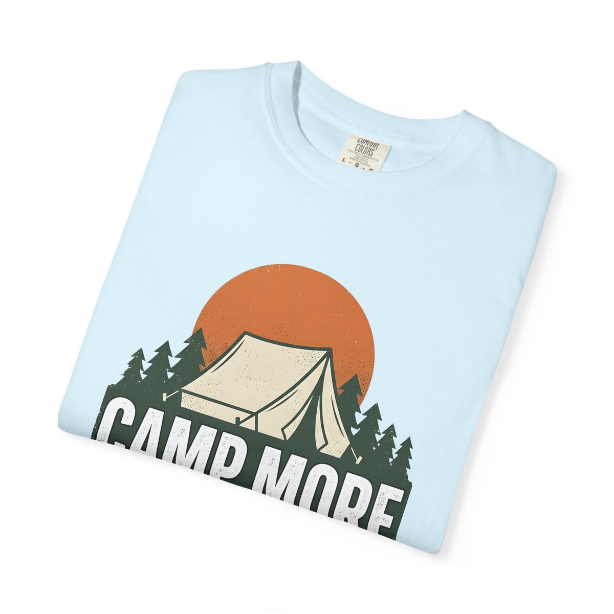 Camping Tent Shirt Hiking Unisex Gift Vintage Tee Canopy product image 8