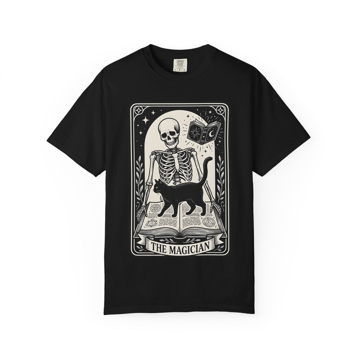 Black Cat Bones Shirt Occult Gift Women Divination Card Tee product image 4