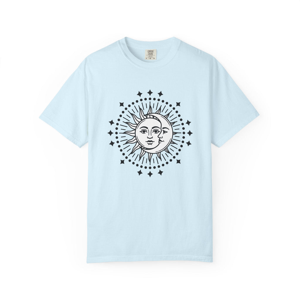 Sun Moon Faces Shirt Boho Chic Cosmos Unisex Gift Fantasy product image 2