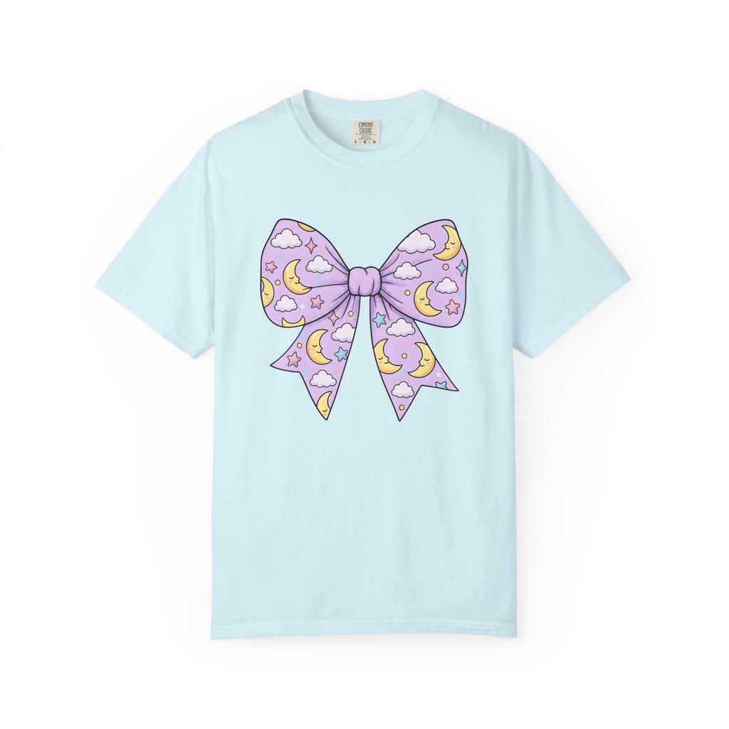Night Bow Shirt Celestial Sweet Unisex Gift Hand Drawn Tee product image 2
