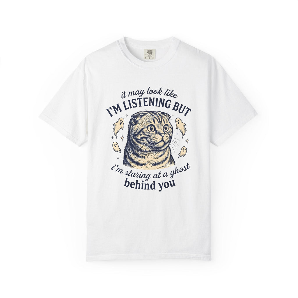 Tabby Cat Shirt Halloween Unisex Gift Vintage Tee Kitty product image 1