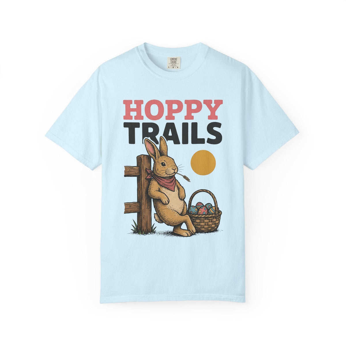 Bunny Illustration Shirt Easter Wildlife Unisex Gift Rustic product image 2