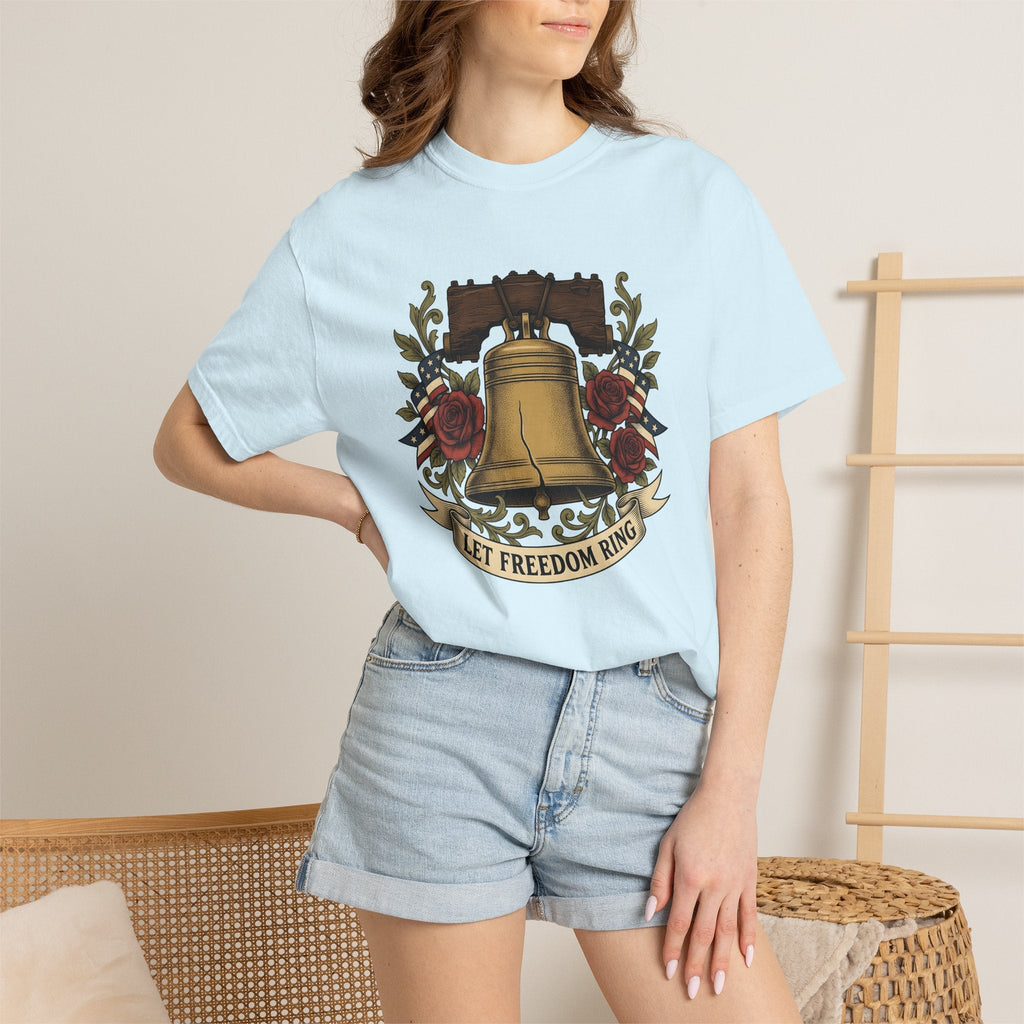 Freedom Chime Shirt America Flag Unisex Gift Heritage Tee product image 9