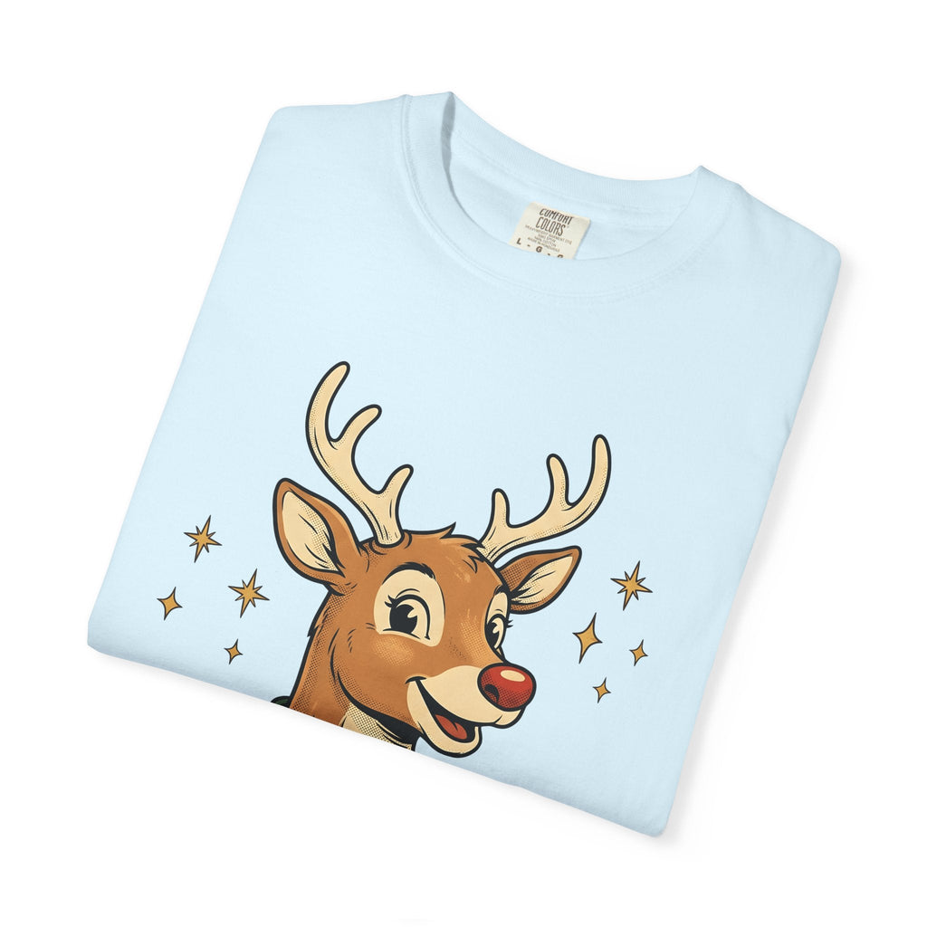 Reindeer Drawing Shirt Christmas Nature Unisex Gift Comic product image 8