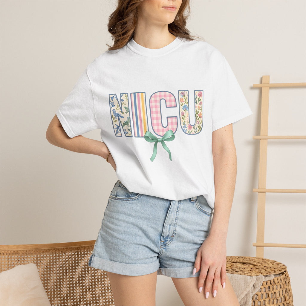 Floral Initial Letters Shirt Nurses Clinic Unisex Gift product image 6