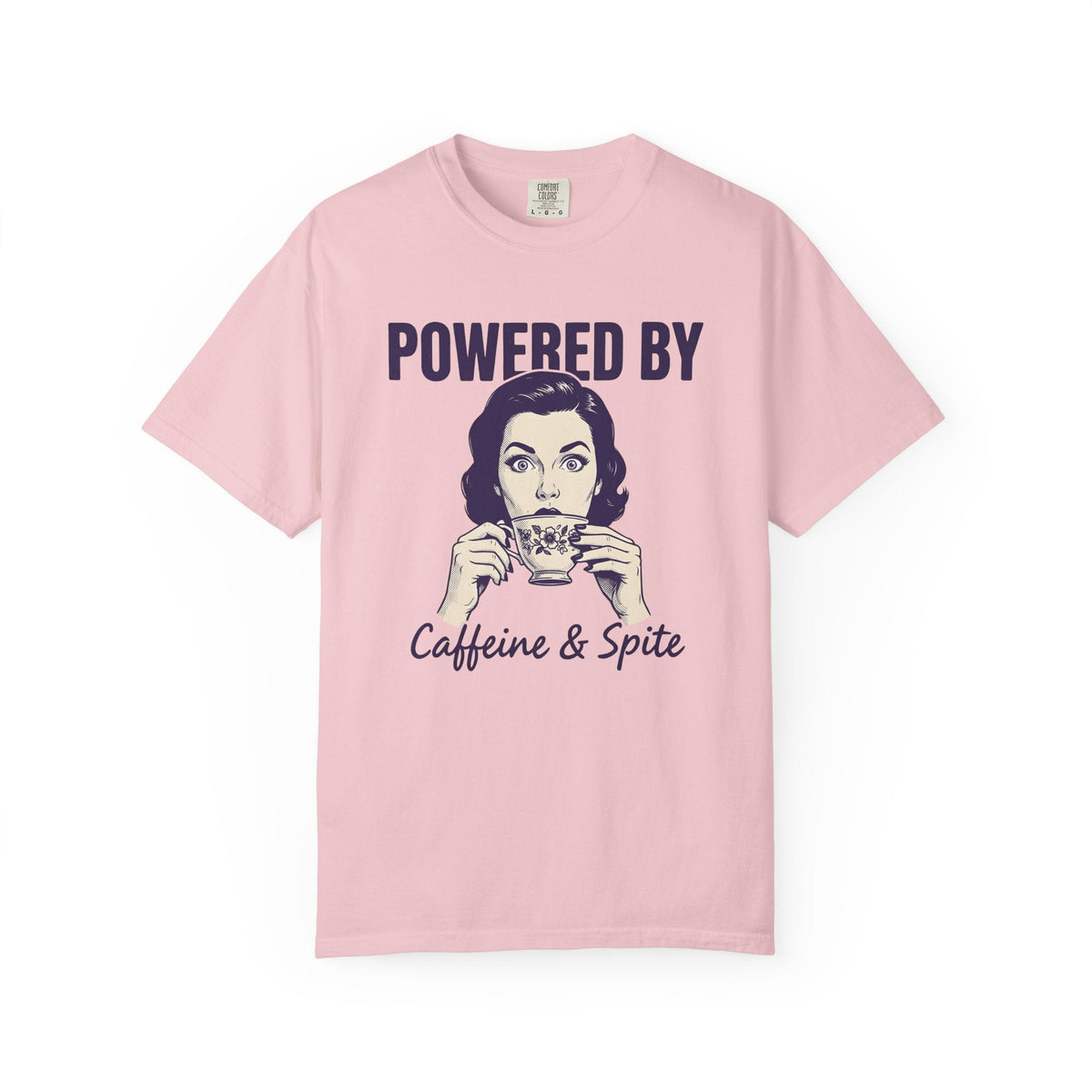 Woman Coffee Cup Shirt Coffee Humor Gift Women Vintage Tee Coffee Mug T-Shirt Caffeine Fan Retro Tshirt Vintage Distressed Tshirt Funny