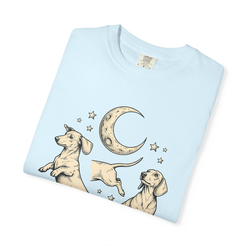 Dachshund Pups Shirt Dog Astrology Unisex Gift Sketch Tee product image 8