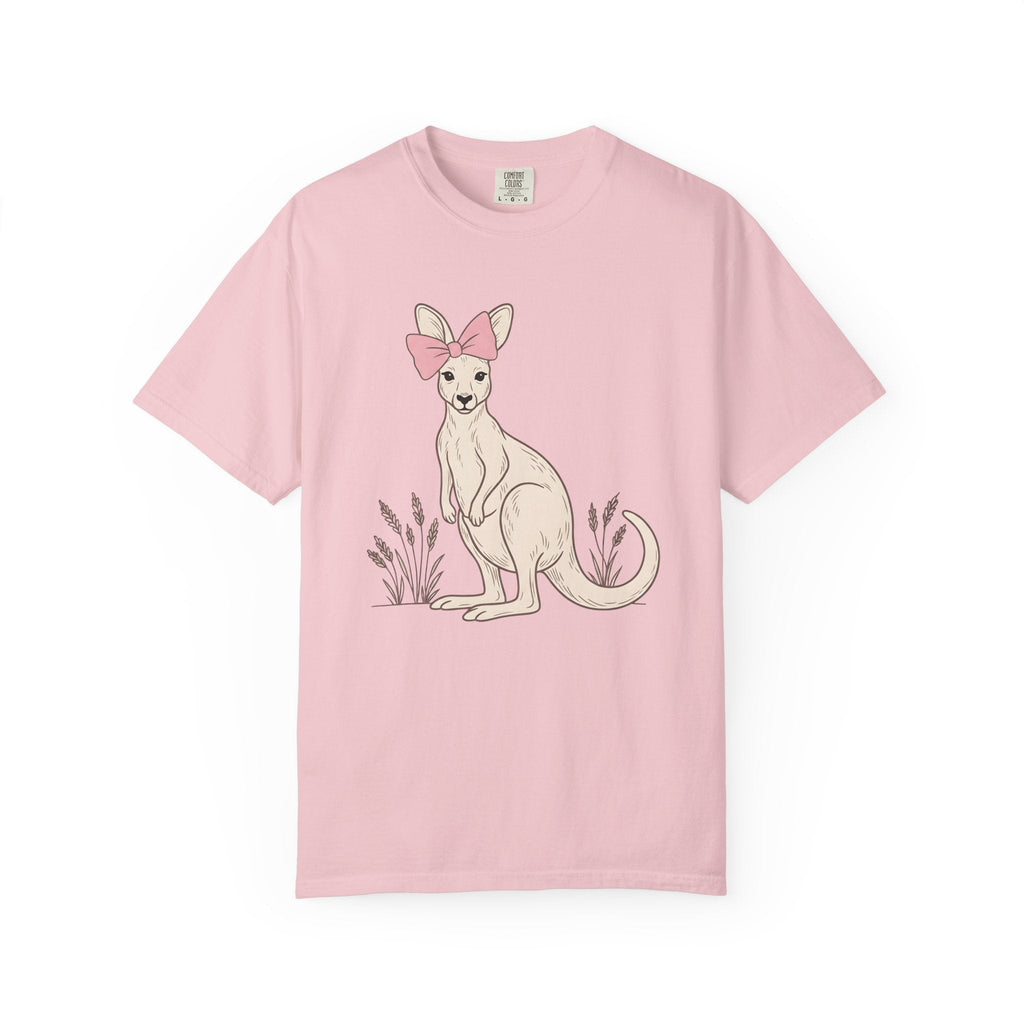 Kangaroo Ribbon Shirt Cute Wildlife Unisex Gift Sketch Tee product image 3