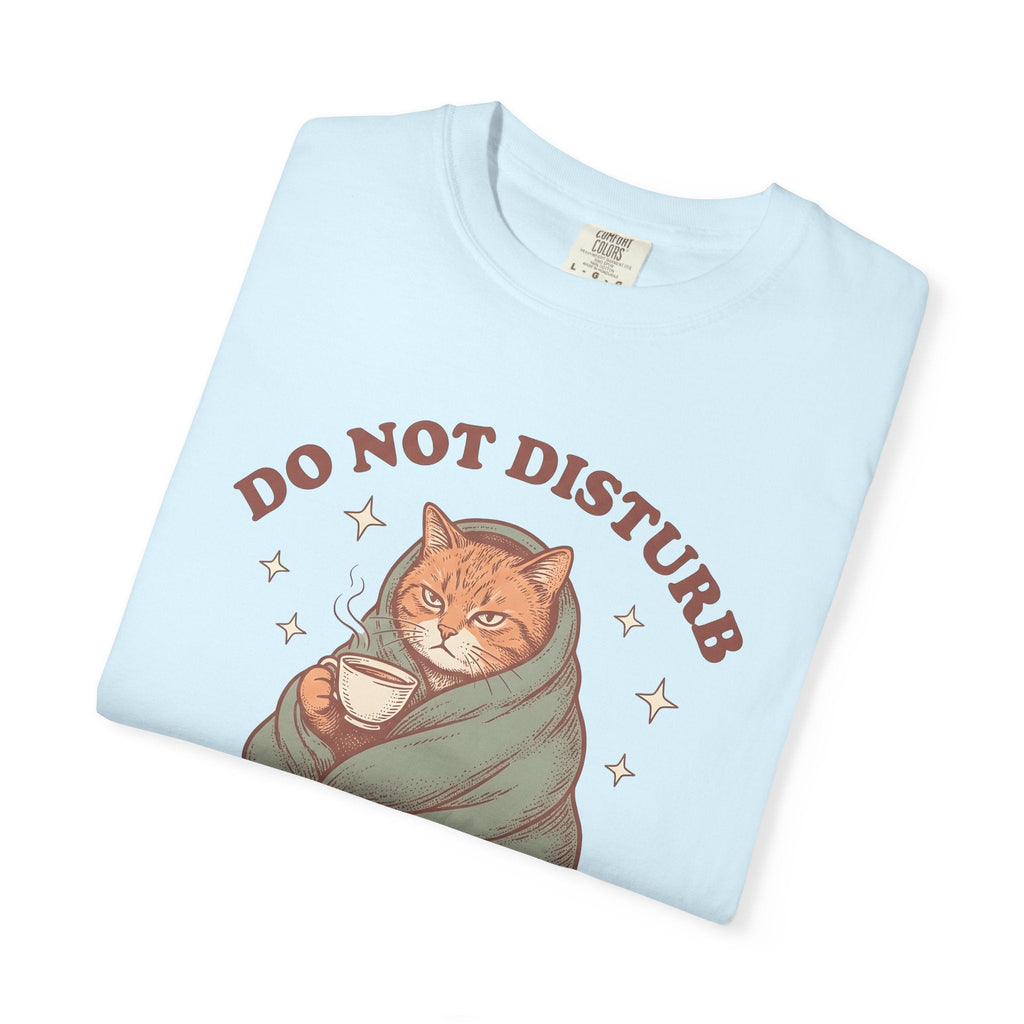 Kitten Blanket Shirt Tea Mammal Unisex Gift Distressed Tee Baby Blanket T-Shirt
