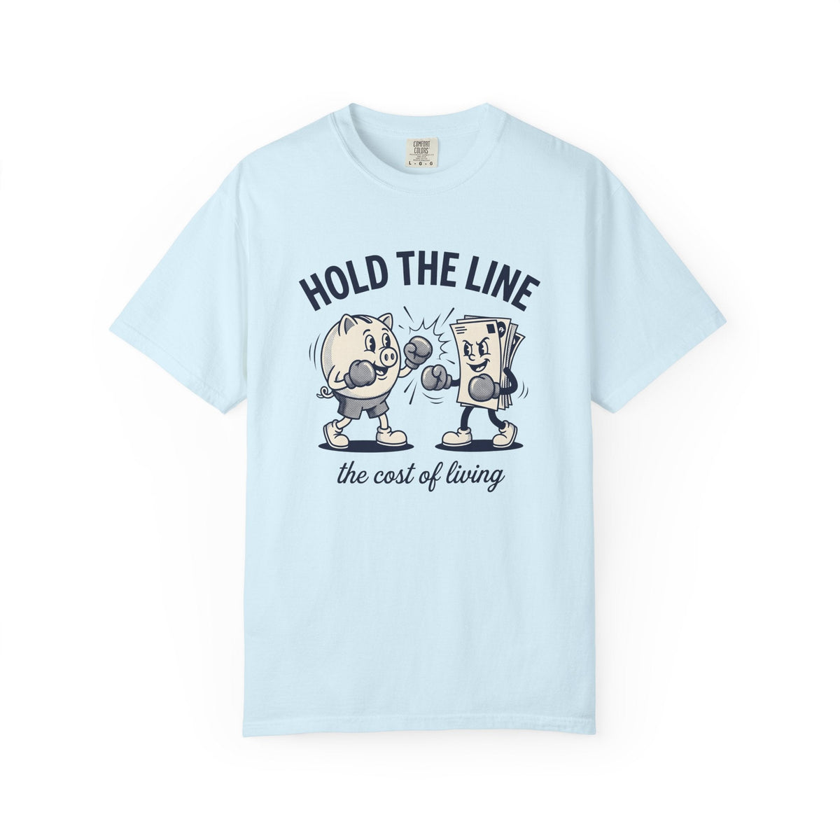 Piggy Bank Fight Shirt Funny Money Gift Women Hand Drawn product image 2