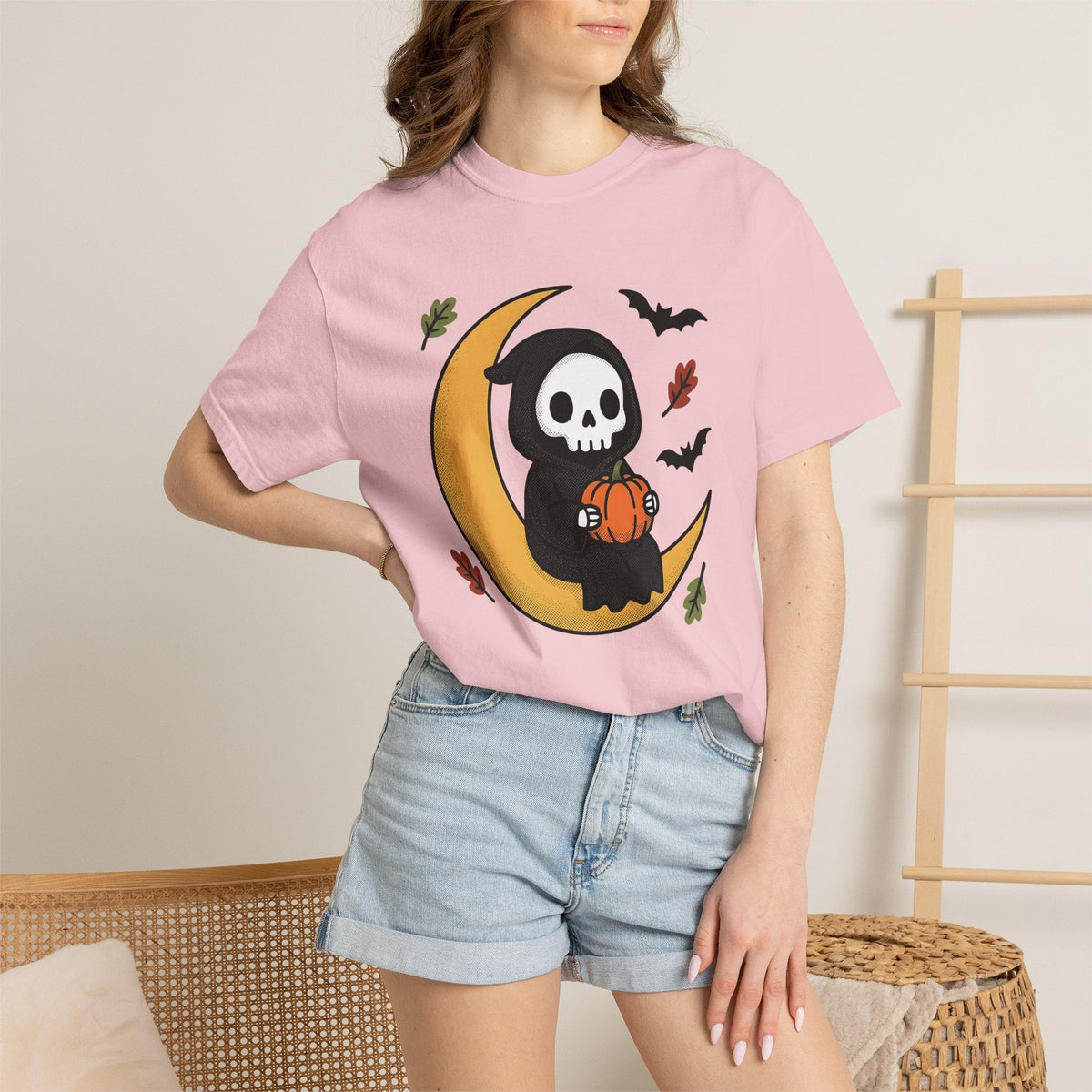 Reaper Character Shirt Halloween Horror Unisex Gift Playful product image 13