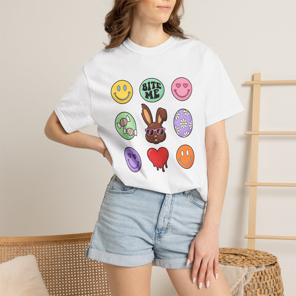 Cocoa Bunny Shirt Easter Treats Unisex Gift Cartoon Tee product image 6