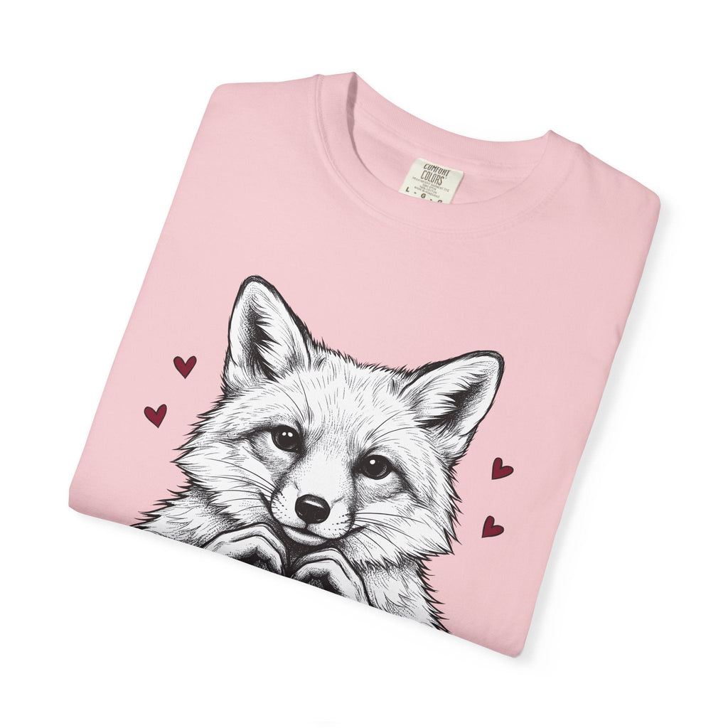 Fox Heart Hands Shirt St. Valentine's Day Animal Gift Women product image 11