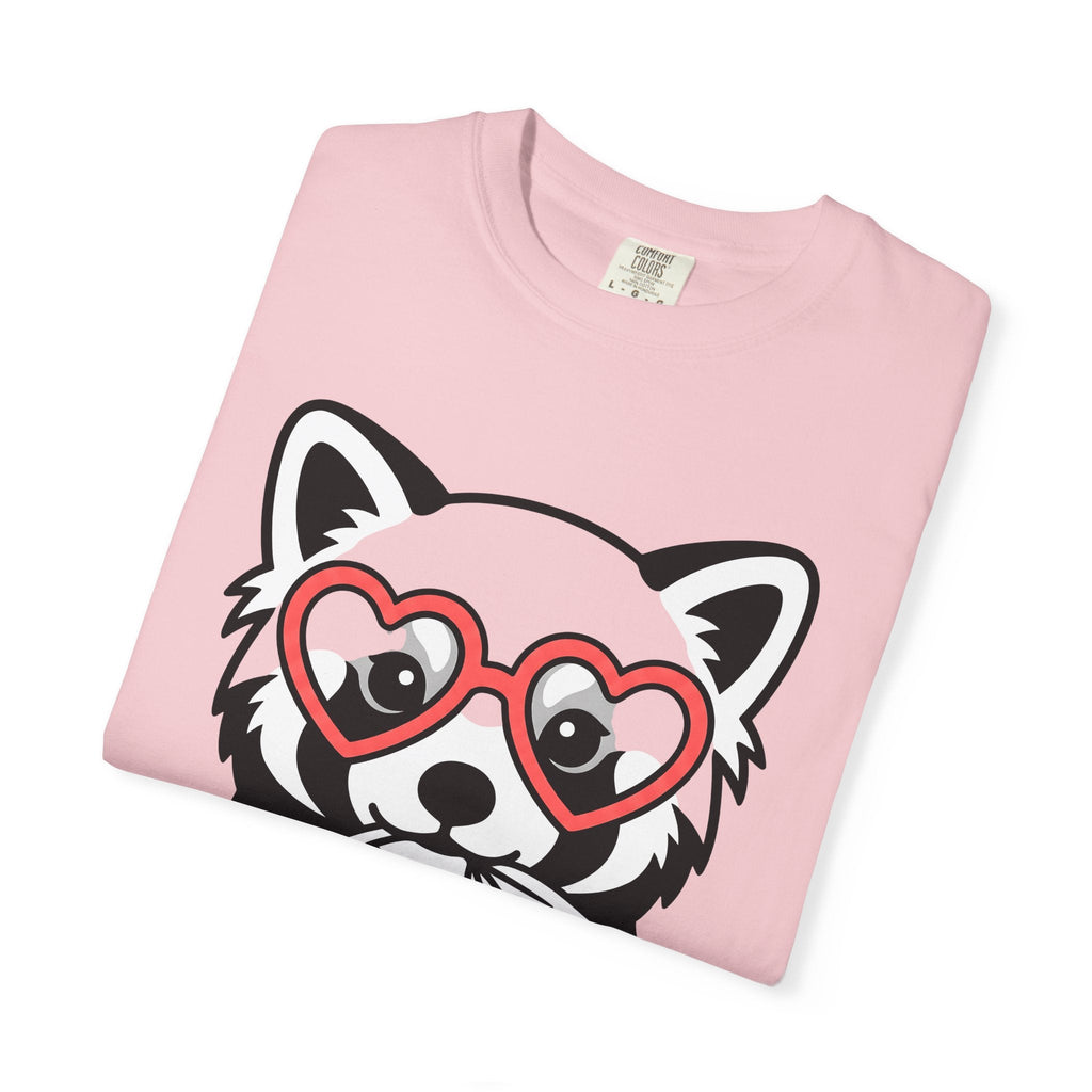 Red Panda Shirt Valentine Animal Gift Women Cartoon Tee product image 11