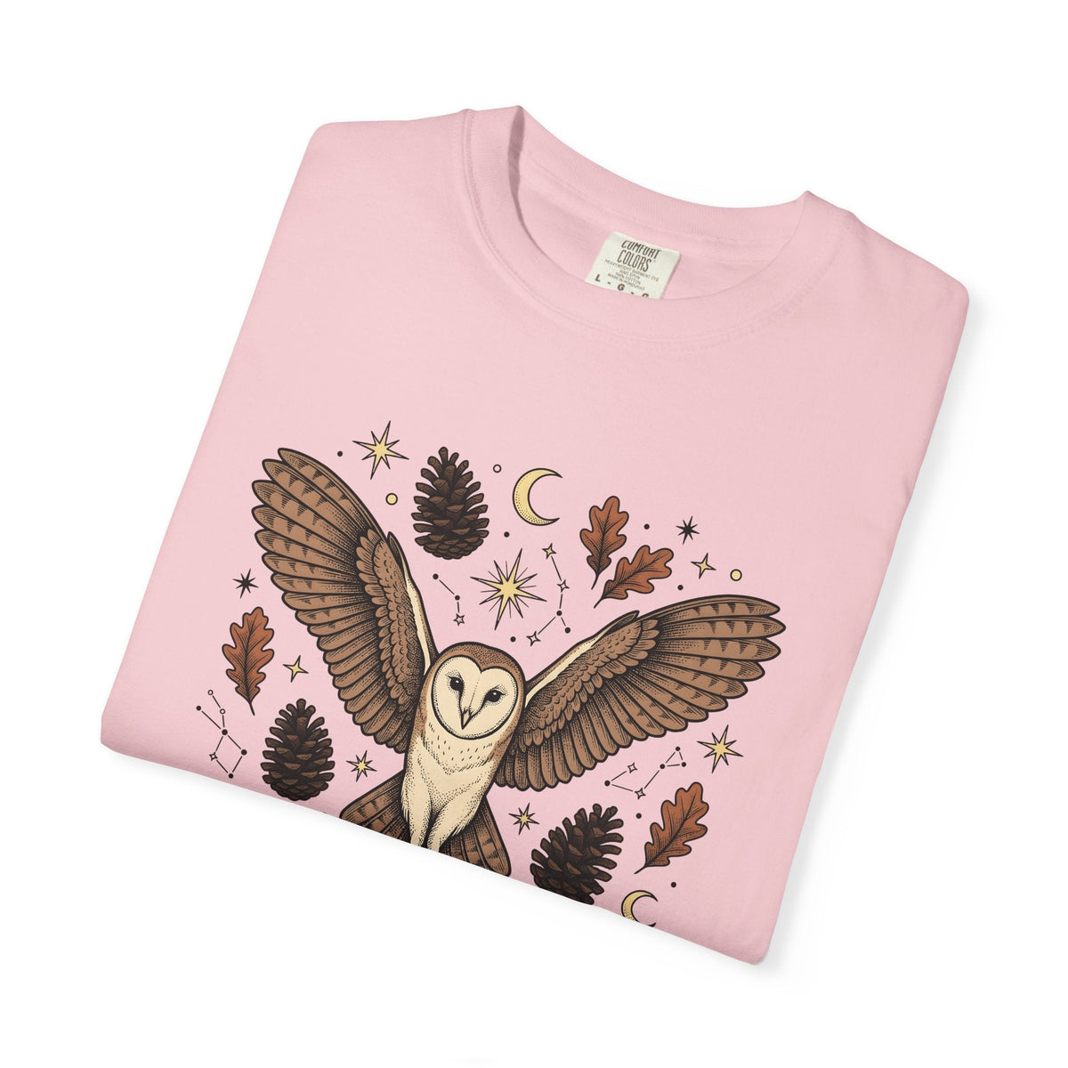 Barn Owl Shirt Animals Outdoors Unisex Gift Tribal Tee product image 11