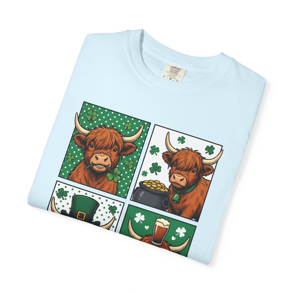 Highland Cow Shirt St Patrick's Day Animal Unisex Gift product image 8