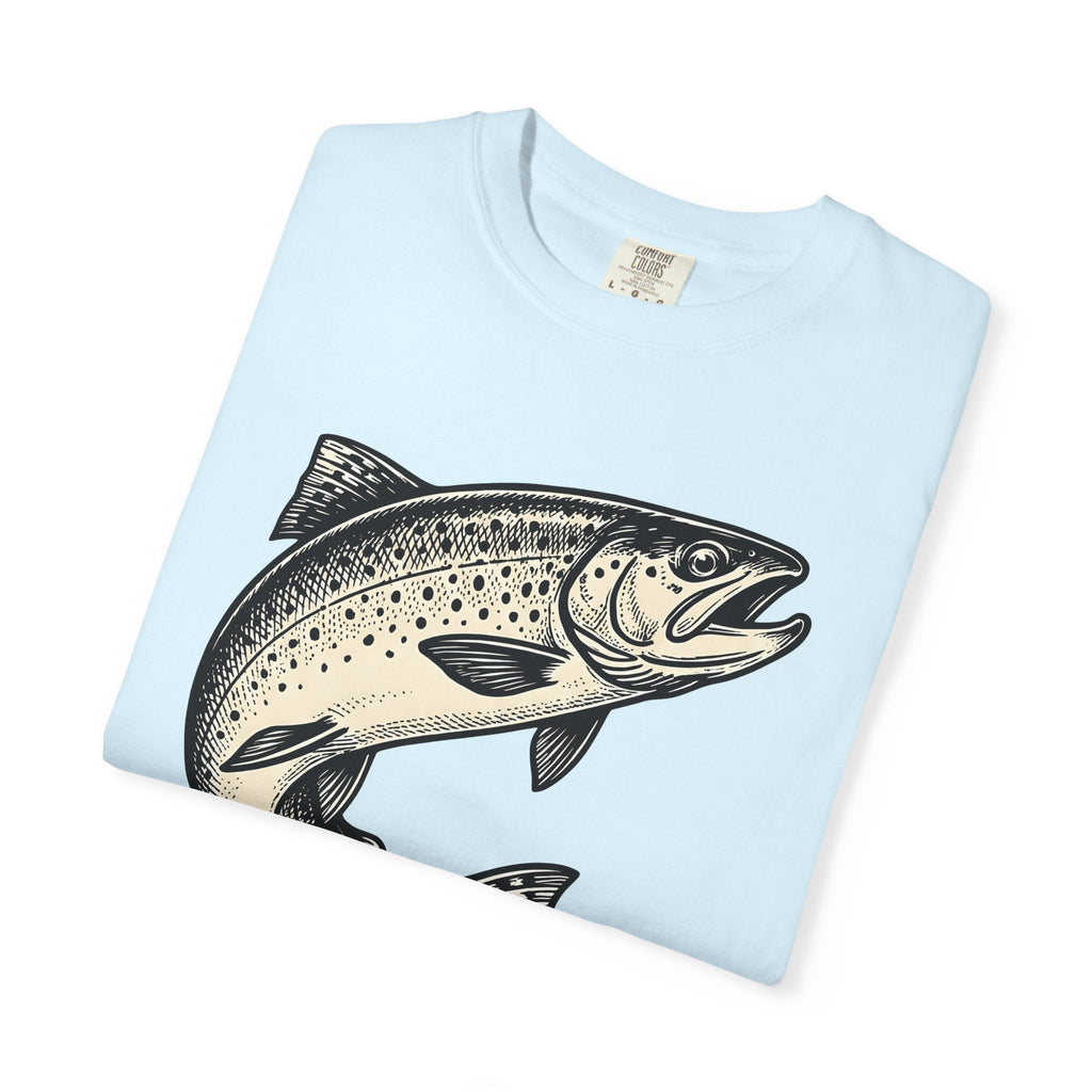 Brown Trout Shirt Fishing Nature Unisex Gift Old School Tee product image 8