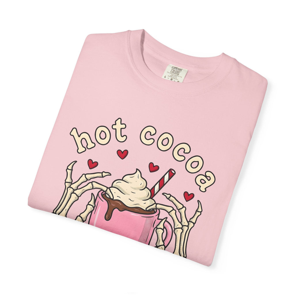 Chocolate Mug Shirt Desserts Macabre Unisex Gift Hand Drawn Tee Hot Chocolate