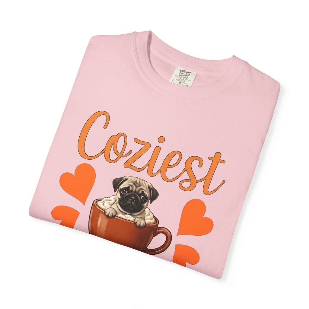 Pug Coffee Cup Shirt Dog Coffee Unisex Gift Cute Tee Coffee Mug T-Shirt Dog Fan