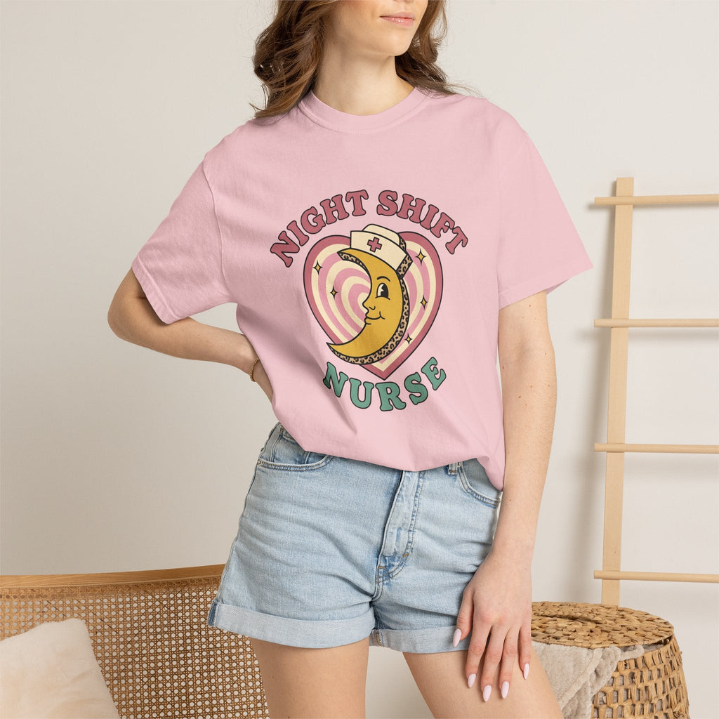 Moon Caregiver Shirt Nurse Gratitude Unisex Gift Comic Tee product image 12