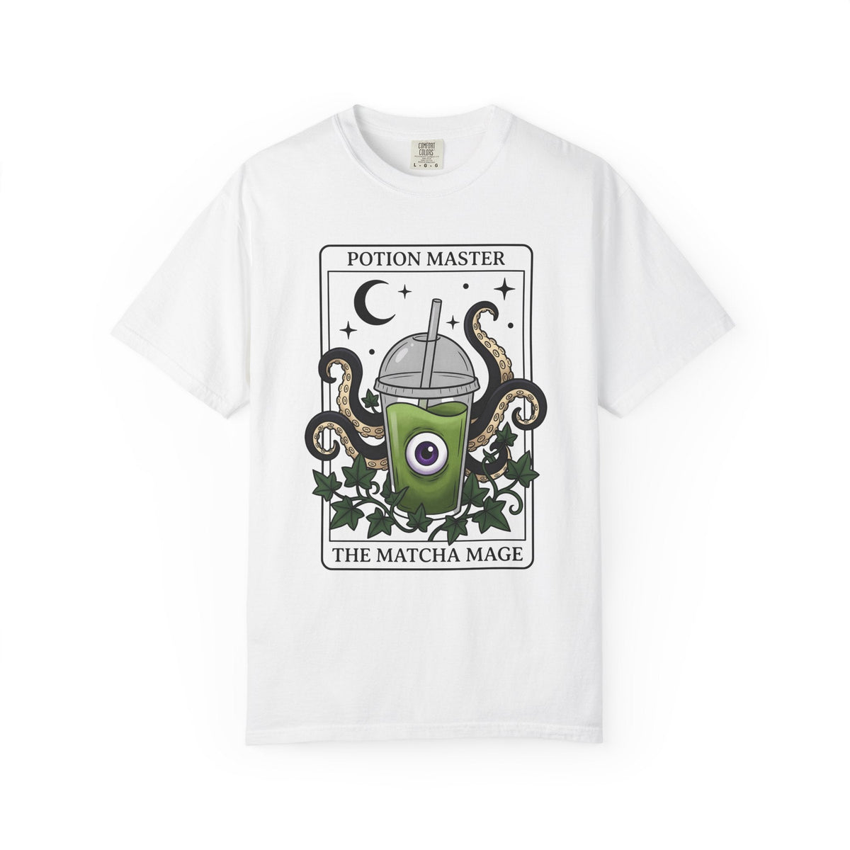Matcha Drink Monster Shirt Boho Chic Occult Gift Women product image 1