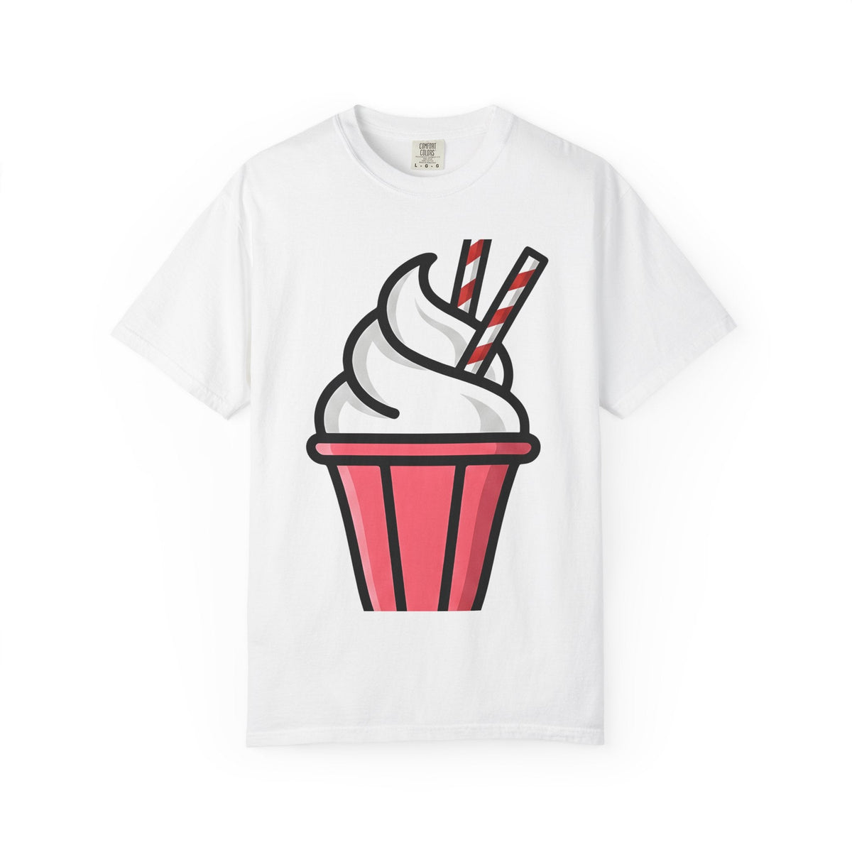 Frozen Dessert Shirt Desserts Gourmet Unisex Gift Line Art product image 1