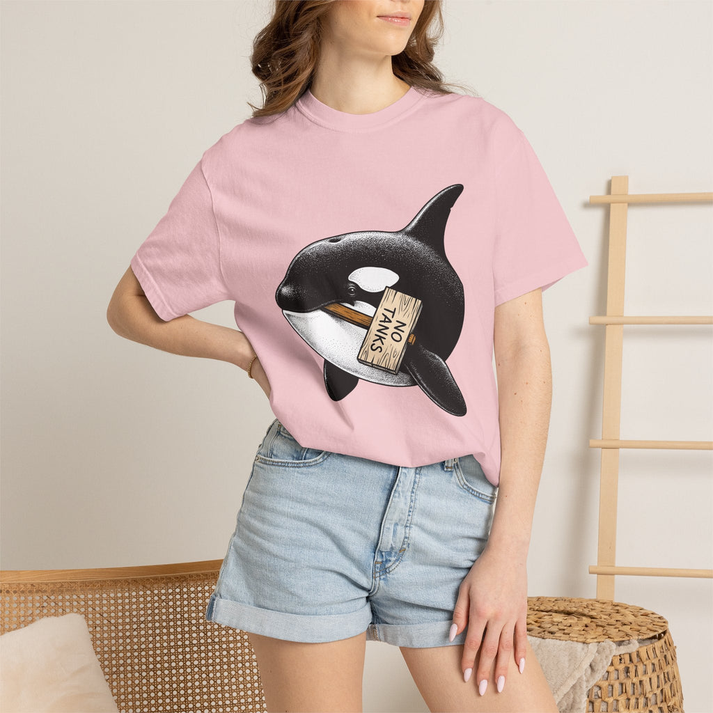 Orca Whale Shirt Animal Aquatic Unisex Gift Old School Tee product image 12