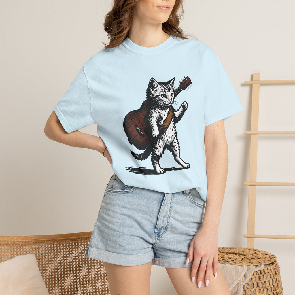 Feline Guitar Shirt Cat Sound Unisex Gift Classic Tee product image 9