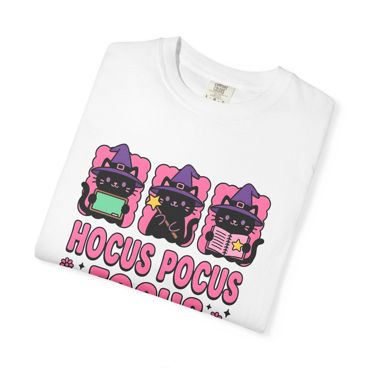 Witch Cat Shirt Teachers Halloween Gift for Women Kawaii product image 6