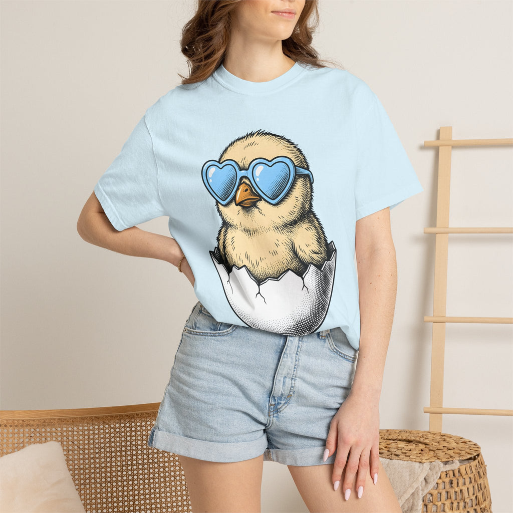 Chick Egg Shirt Easter Spring Gift Women Cartoon Tee product image 9