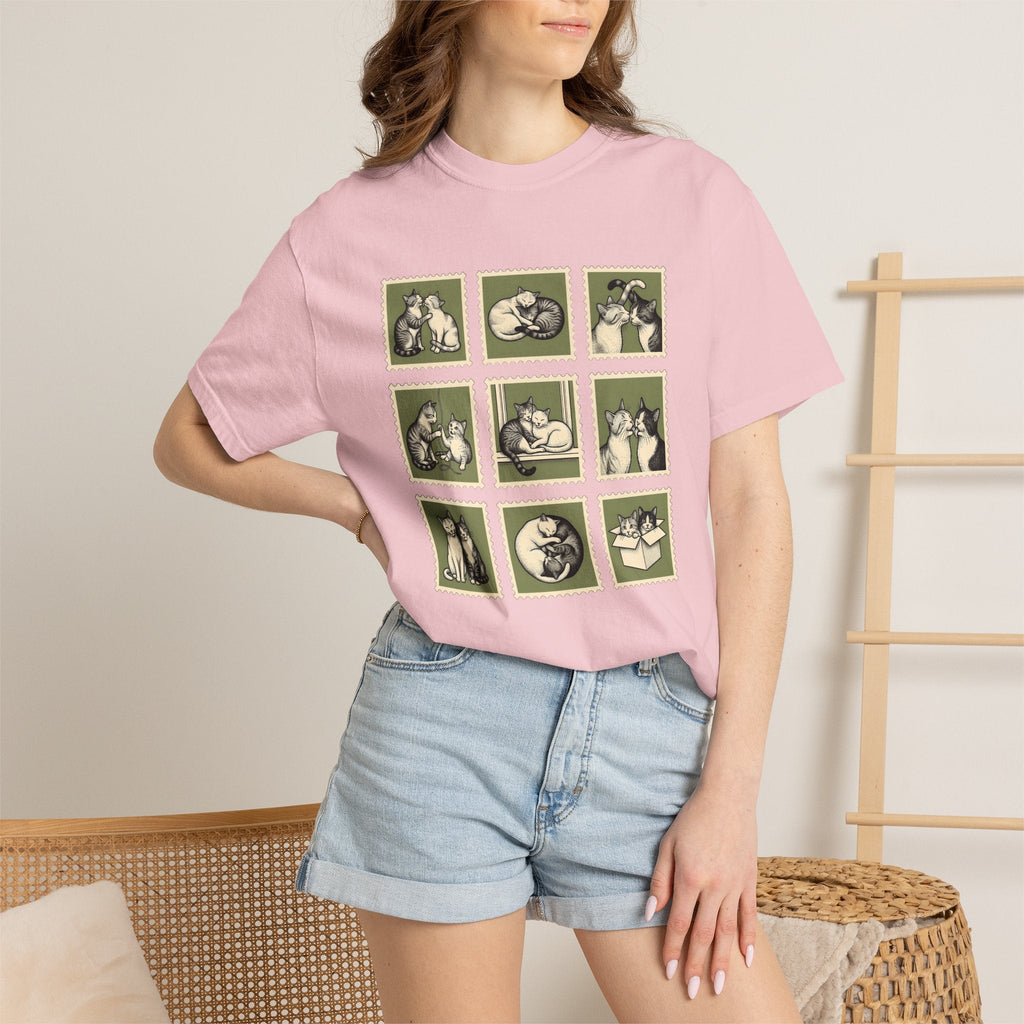Kitty Couple Shirt Cat Mammals Unisex Gift Rustic Tee product image 12